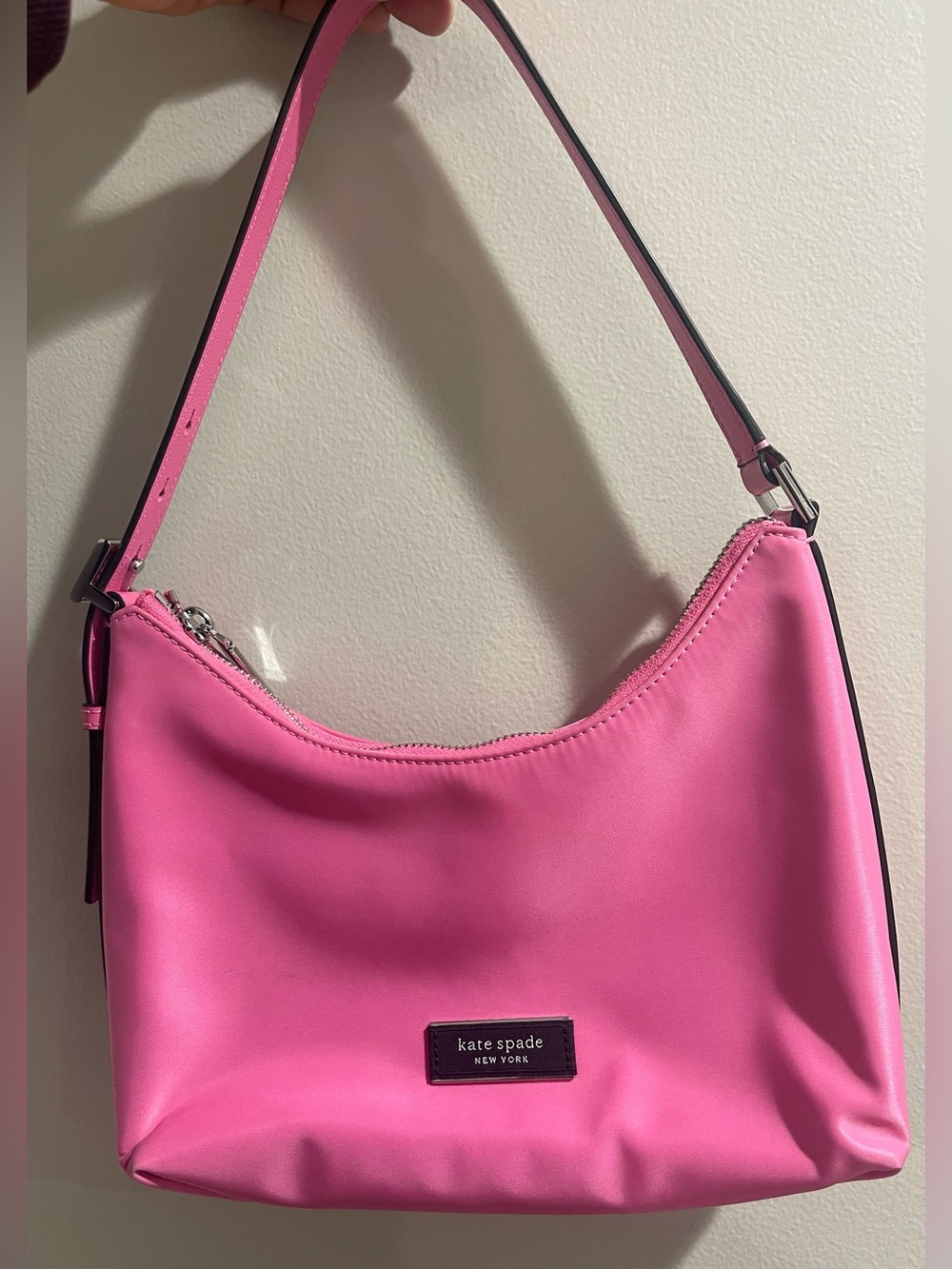 Kate Spade New York Sam Icon Nylon Shoulder Bag In Pink